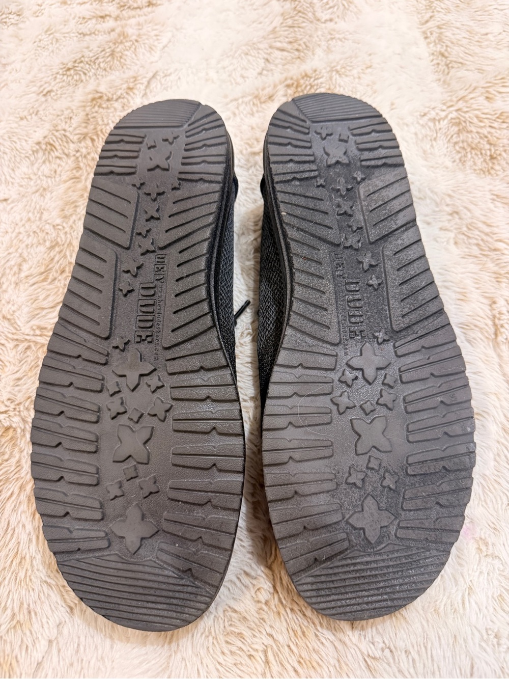 Hey Dude Wally Sox Micro Total Black Men’s Size 10 Shoes - Picture 5 of 6
